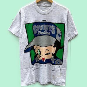 vtg NFL DALLAS COWBOYS x BETTY BOOP T Shirt